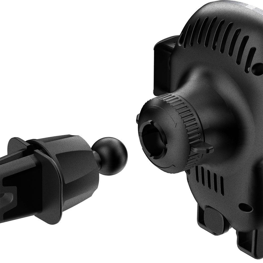 Dudao automatinis automobilinis laikiklis su integruotu Qi 15W belaidžiu įkrovikliu, pilkas (F20xs)