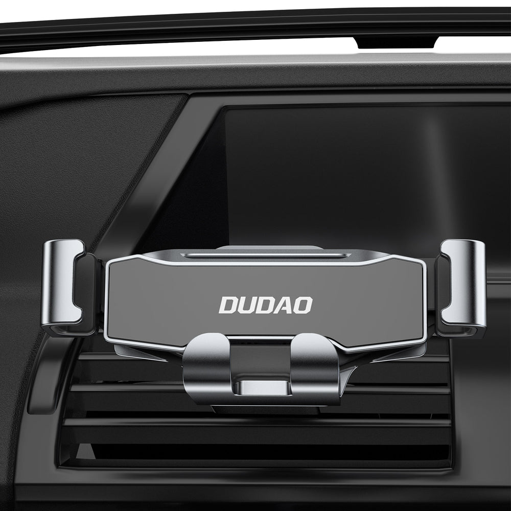 Dudao gravitacinis automobilinis išmaniojo telefono laikiklis, juodas (F11Pro)