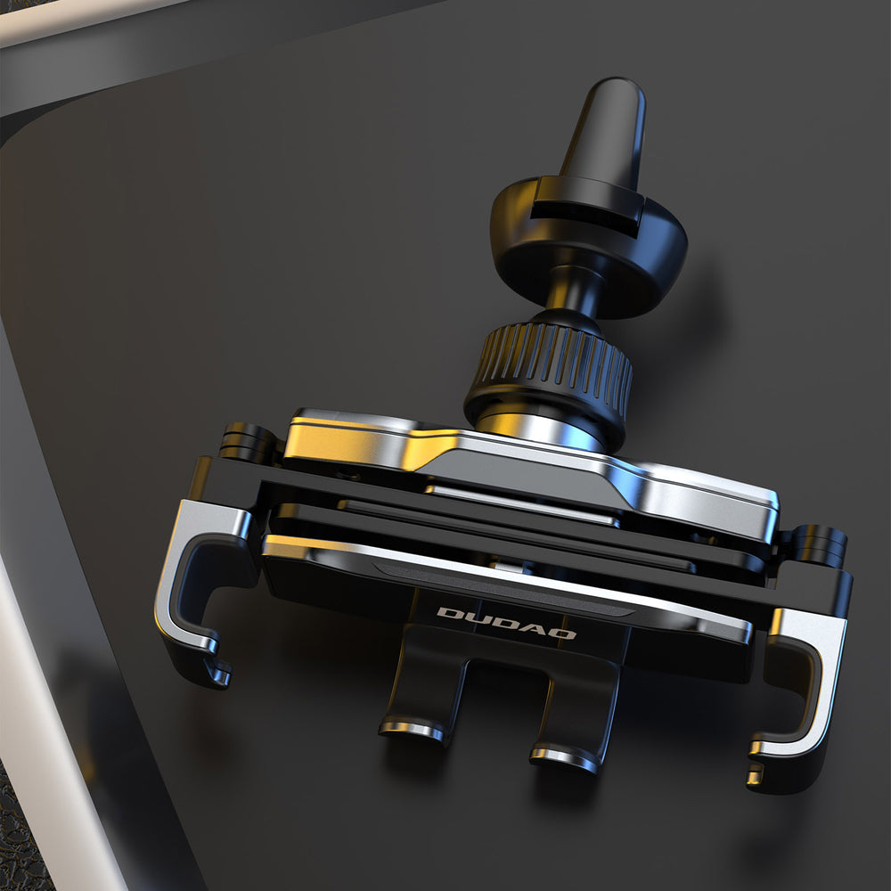 Dudao gravitacinis automobilinis išmaniojo telefono laikiklis, juodas (F11Pro)