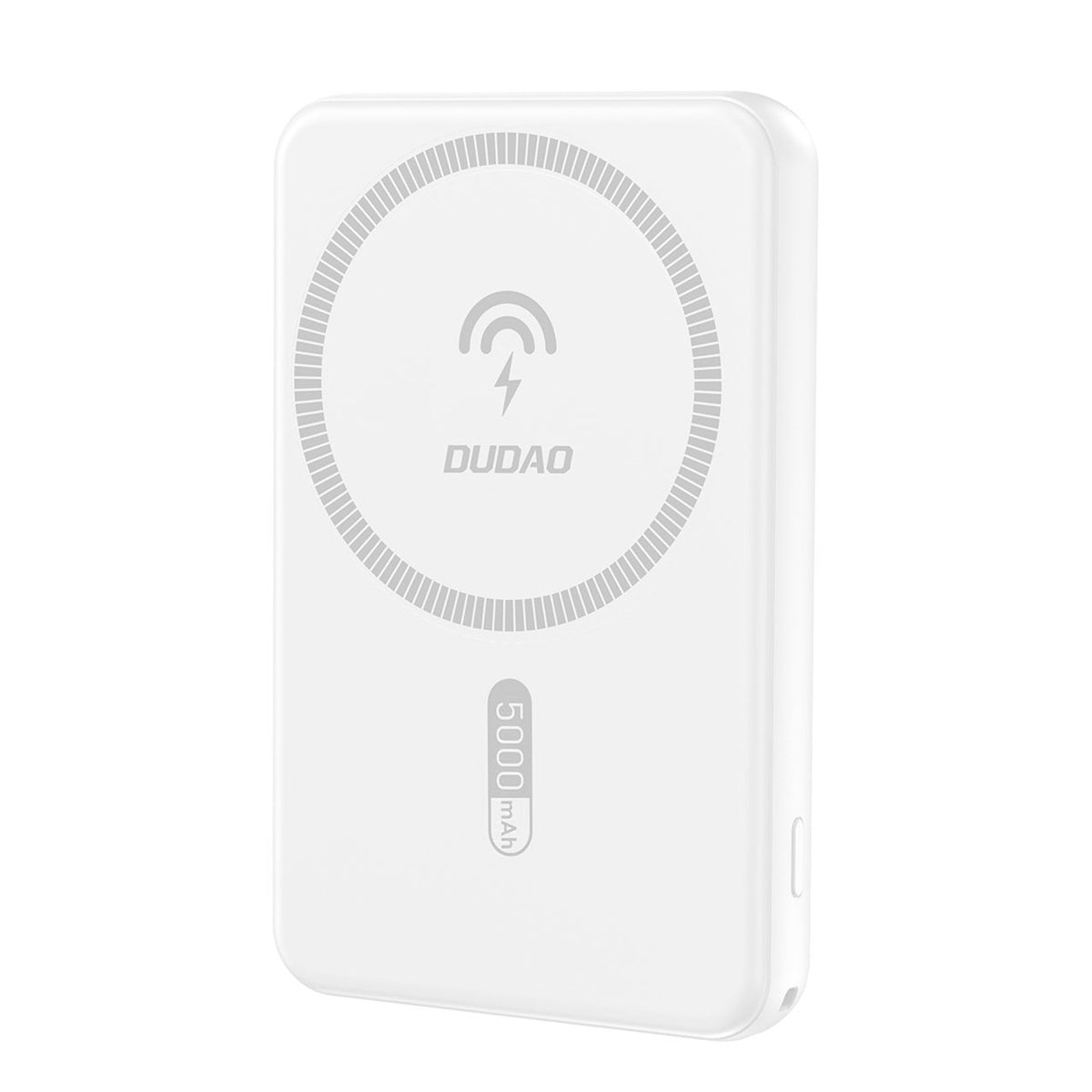 Dudao K14S USB-A / USB-C / MagSafe belaidė išorinė baterija 20W 5000mAh - balta -- Powerbanks