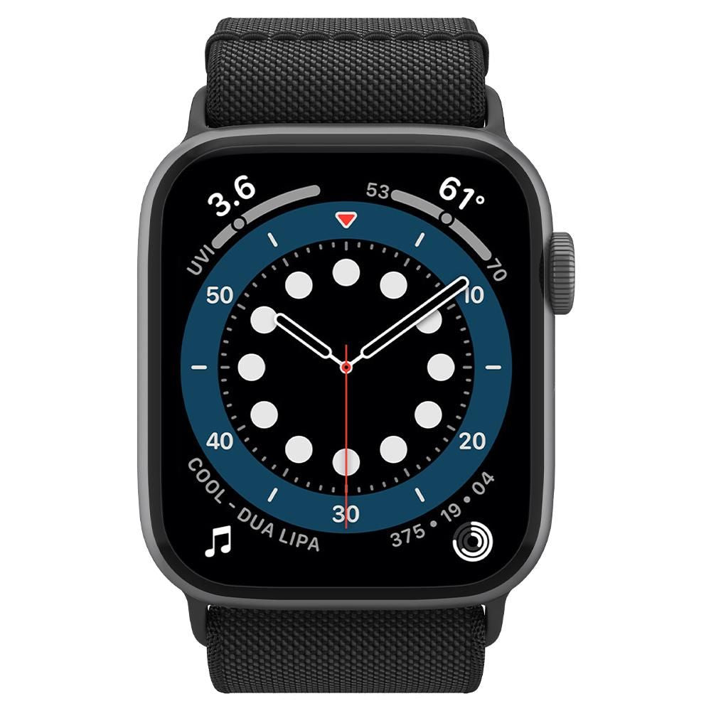Spigen Fit Lite dirželis Apple Watch 38 / 40 / 41 mm - Juodas -- Apple Watch