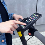 Wozinsky metalinis dviračio telefono laikiklis, paspirtukams, juodas (WBHBK3)
