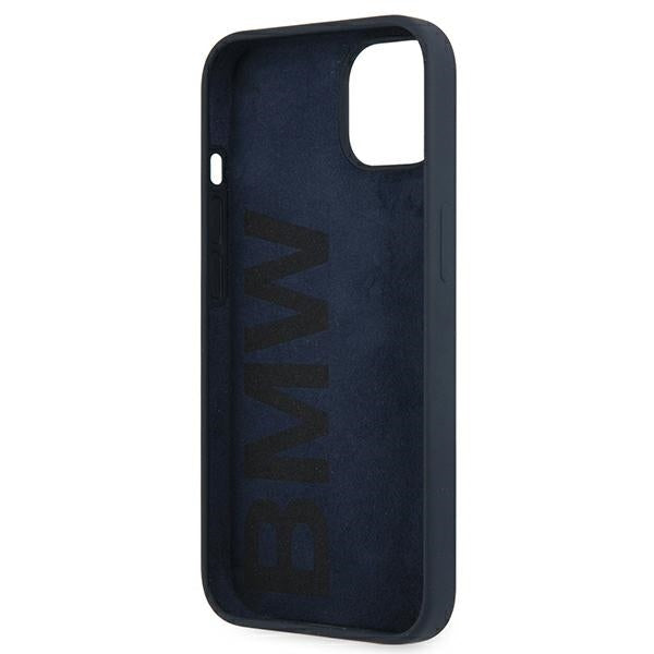 BMW silikoninis dėklas iPhone 13 mini – tamsiai mėlynas