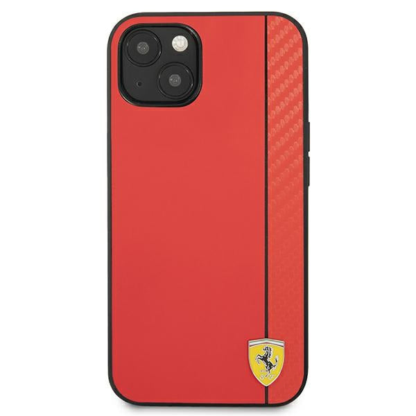 Ferrari dėklas iPhone 13 mini – raudonas (On Track Stripe) -- iPhone 13 Mini