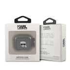 Karl Lagerfeld blizgus dėklas AirPods 3 – juodas