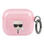 Karl Lagerfeld blizgus AirPods 3 dėklas – rožinis