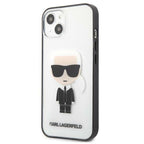 Karl Lagerfeld Ikonik Karl dėklas iPhone 13 mini – skaidrus