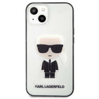 Karl Lagerfeld Ikonik Karl dėklas iPhone 13 mini – skaidrus
