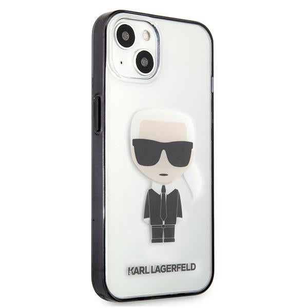 Karl Lagerfeld Ikonik Karl dėklas iPhone 13 mini – skaidrus
