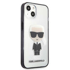 Karl Lagerfeld Ikonik Karl dėklas iPhone 13 mini – skaidrus