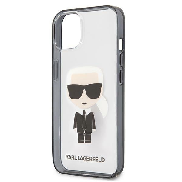 Karl Lagerfeld Ikonik Karl dėklas iPhone 13 mini – skaidrus