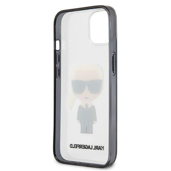 Karl Lagerfeld Ikonik Karl dėklas iPhone 13 mini – skaidrus
