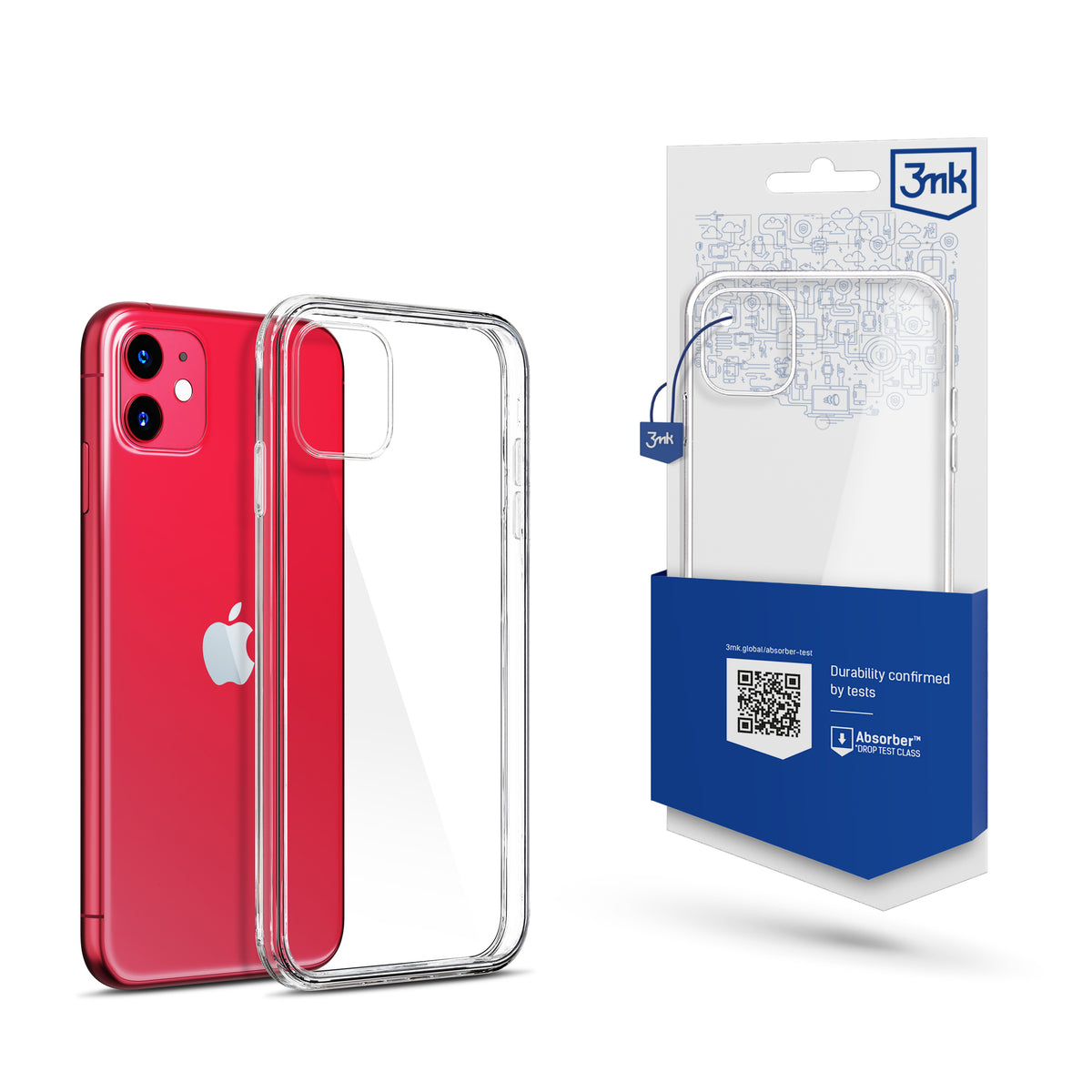 Apple iPhone 11 – 3mk skaidrus dėklas -- iPhone 11