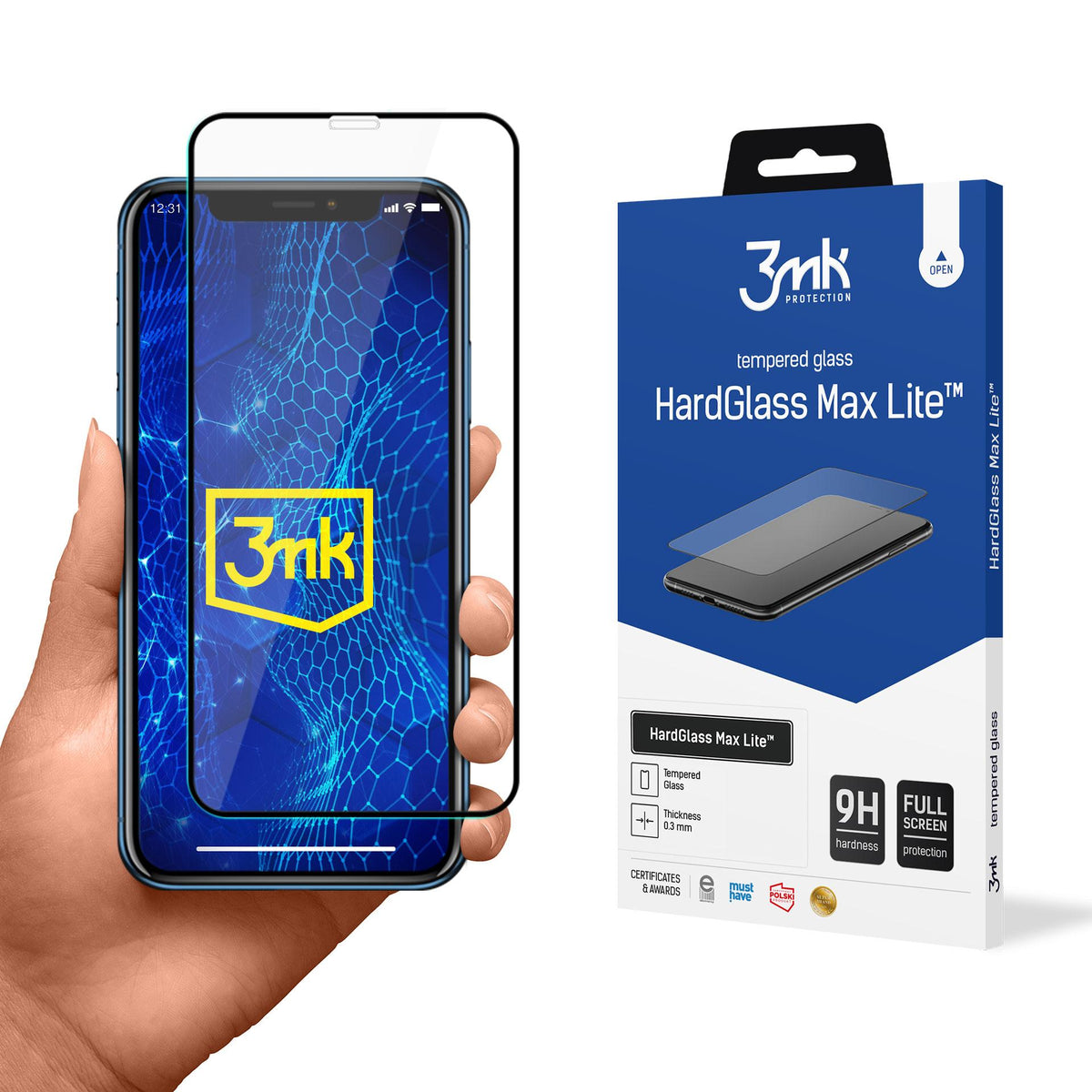 Apple iPhone 11 – 3mk HardGlass Max Lite™ -- iPhone 11