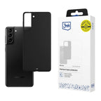 Samsung Galaxy S21 5G – 3mk matinis dėklas juodas -- Samsung Galaxy S21 5G