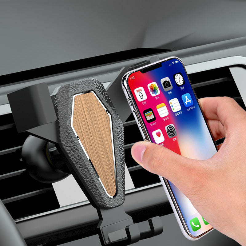 Gravitacinis automobilinis išmaniojo telefono laikiklis, sidabrinis (YC07)