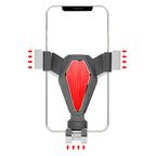 Gravitacinis automobilinis išmaniojo telefono laikiklis, sidabrinis (YC07)