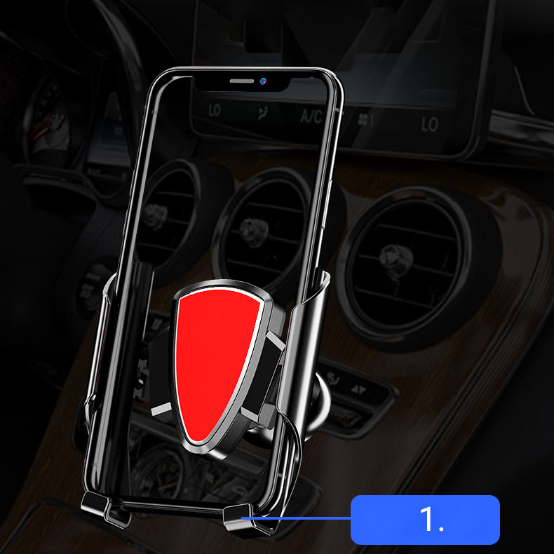 Universalus gravitacinis automobilinis laikiklis, tamsiai pilkas (YC05)