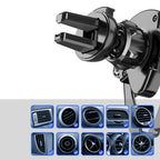 Universalus gravitacinis automobilinis laikiklis, tamsiai pilkas (YC05)