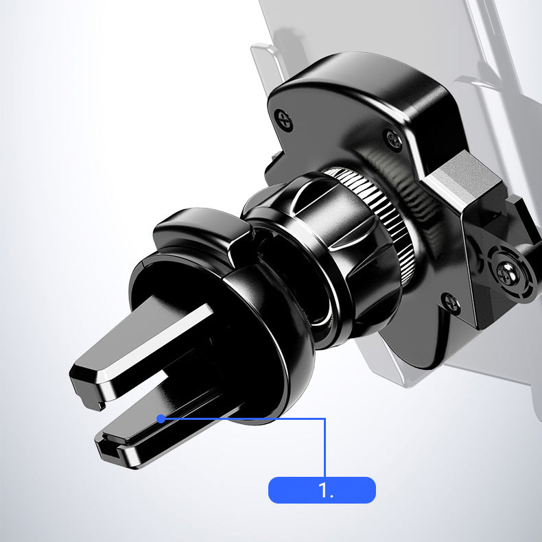 Universalus gravitacinis automobilinis laikiklis, tamsiai pilkas (YC05)