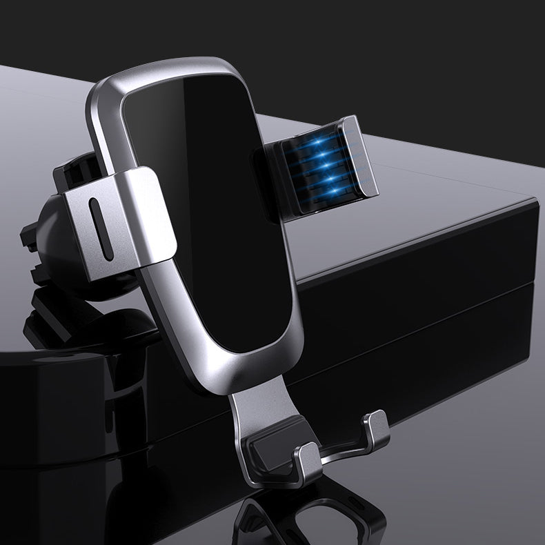 Gravitacinis automobilinis išmaniojo telefono laikiklis oro angai, juodas (YC08)