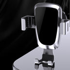 Gravitacinis automobilinis išmaniojo telefono laikiklis oro angai, juodas (YC08)