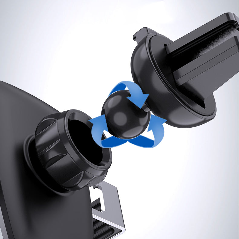 Gravitacinis automobilinis išmaniojo telefono laikiklis oro angai, juodas (YC08)