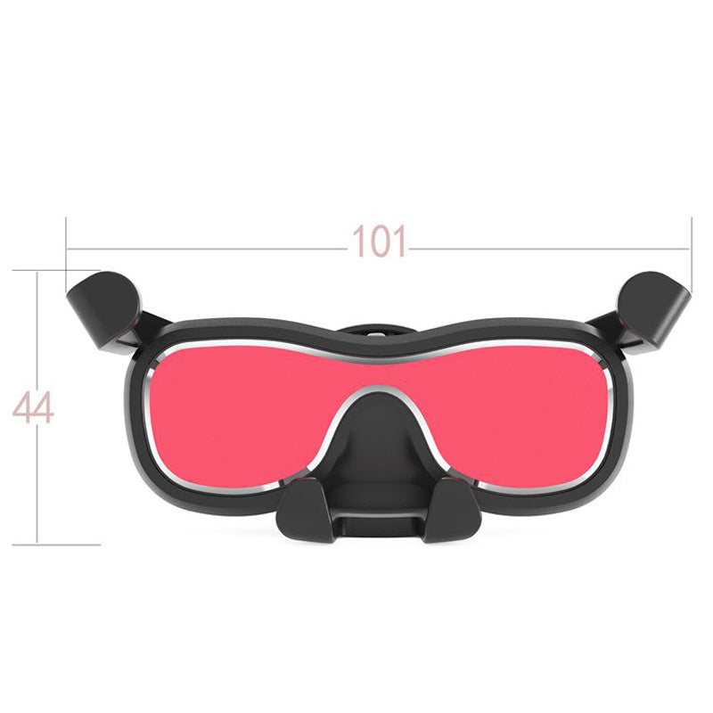 Gravitacinis automobilinis išmaniojo telefono laikiklis oro angai su oro gaivikliu, sidabrinis (YC06)