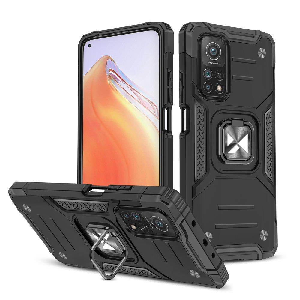 Wozinsky Ring Armor dėklas Poco M4 Pro 5G / Redmi Note 11 – juodas -- Xiaomi Poco M4 Pro