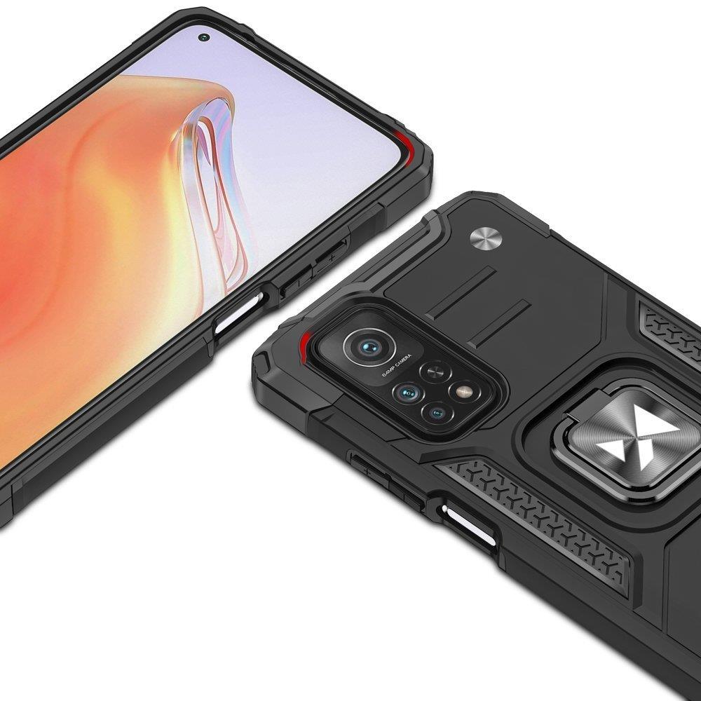 Wozinsky Ring Armor dėklas Poco M4 Pro 5G / Redmi Note 11 – juodas -- Xiaomi Poco M4 Pro