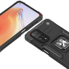 Wozinsky Ring Armor dėklas Poco M4 Pro 5G / Redmi Note 11 – juodas -- Xiaomi Poco M4 Pro