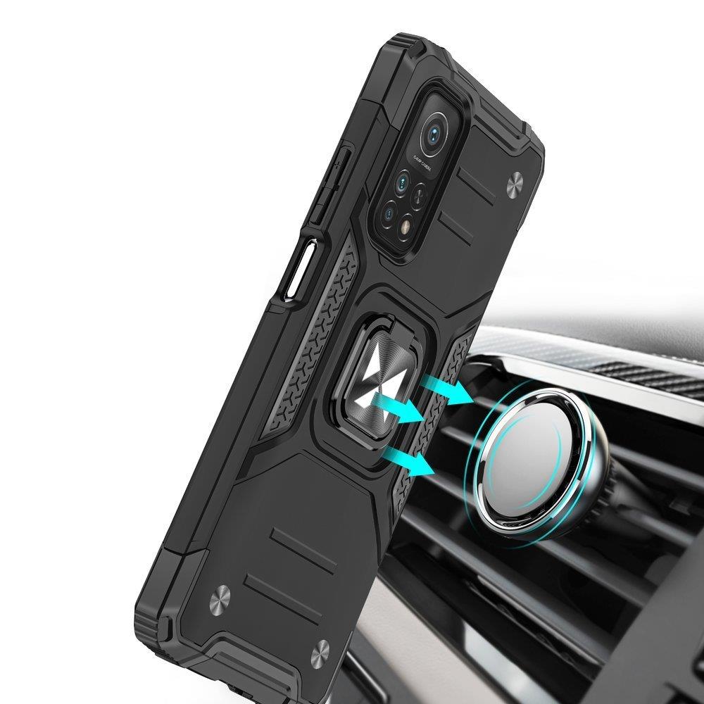 Wozinsky Ring Armor dėklas Poco M4 Pro 5G / Redmi Note 11 – juodas -- Xiaomi Poco M4 Pro