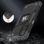 Wozinsky Ring Armor dėklas Samsung Galaxy A03s – juodas -- Samsung Galaxy A03s
