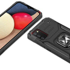 Wozinsky Ring Armor dėklas Samsung Galaxy A03s – mėlynas -- Samsung Galaxy A03s