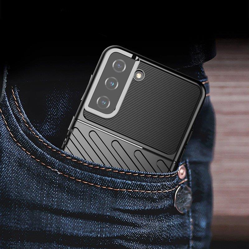 Thunder Case dėklas Samsung Galaxy S22+ – juodas -- Samsung Galaxy S22+
