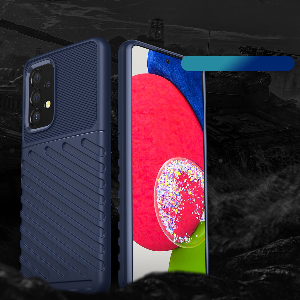 Thunder Case šarvuotas dėklas Samsung Galaxy A53 5G – mėlynas