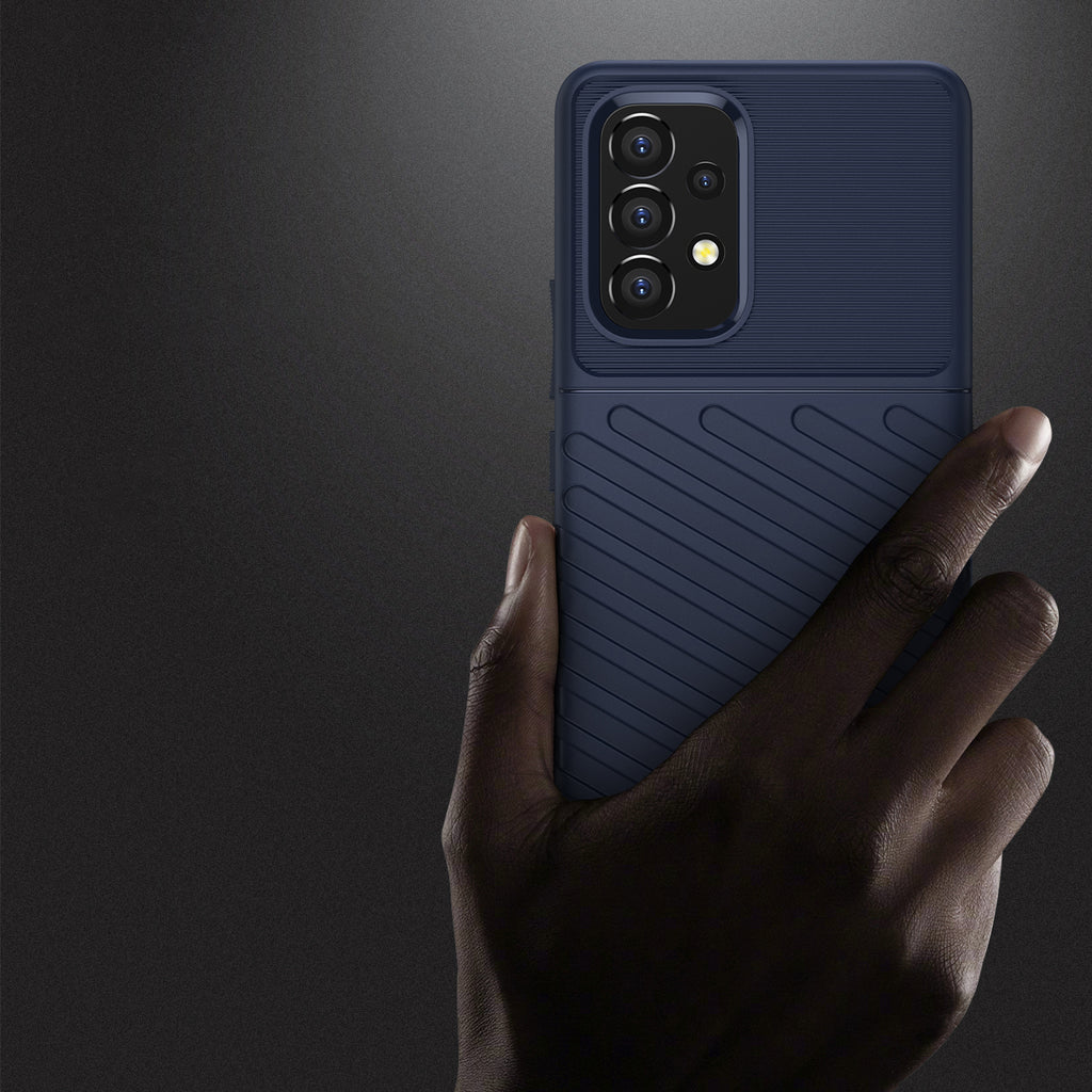Thunder Case šarvuotas dėklas Samsung Galaxy A53 5G – mėlynas