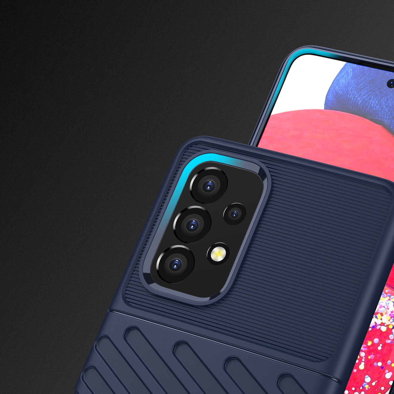 Thunder Case šarvuotas dėklas Samsung Galaxy A53 5G – mėlynas