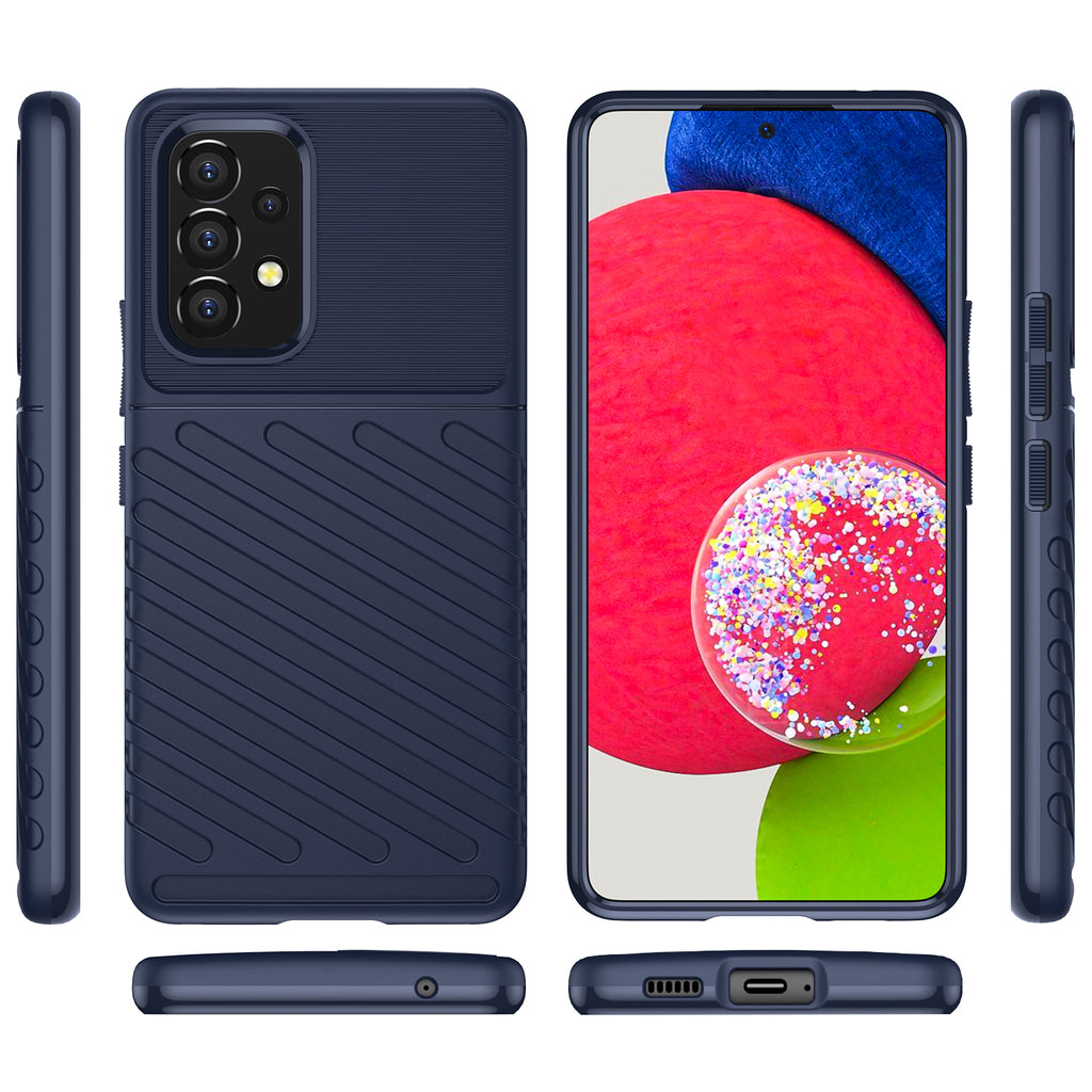 Thunder Case šarvuotas dėklas Samsung Galaxy A53 5G – mėlynas