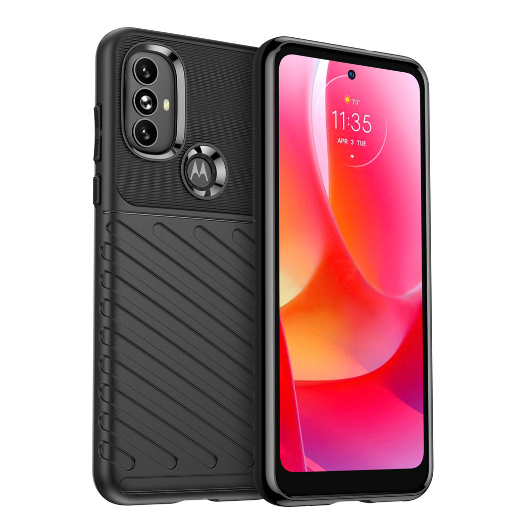 Thunder Case lankstus armored dangtelis Motorola Moto G Power 2022 juodas -- Cell phone cases and covers