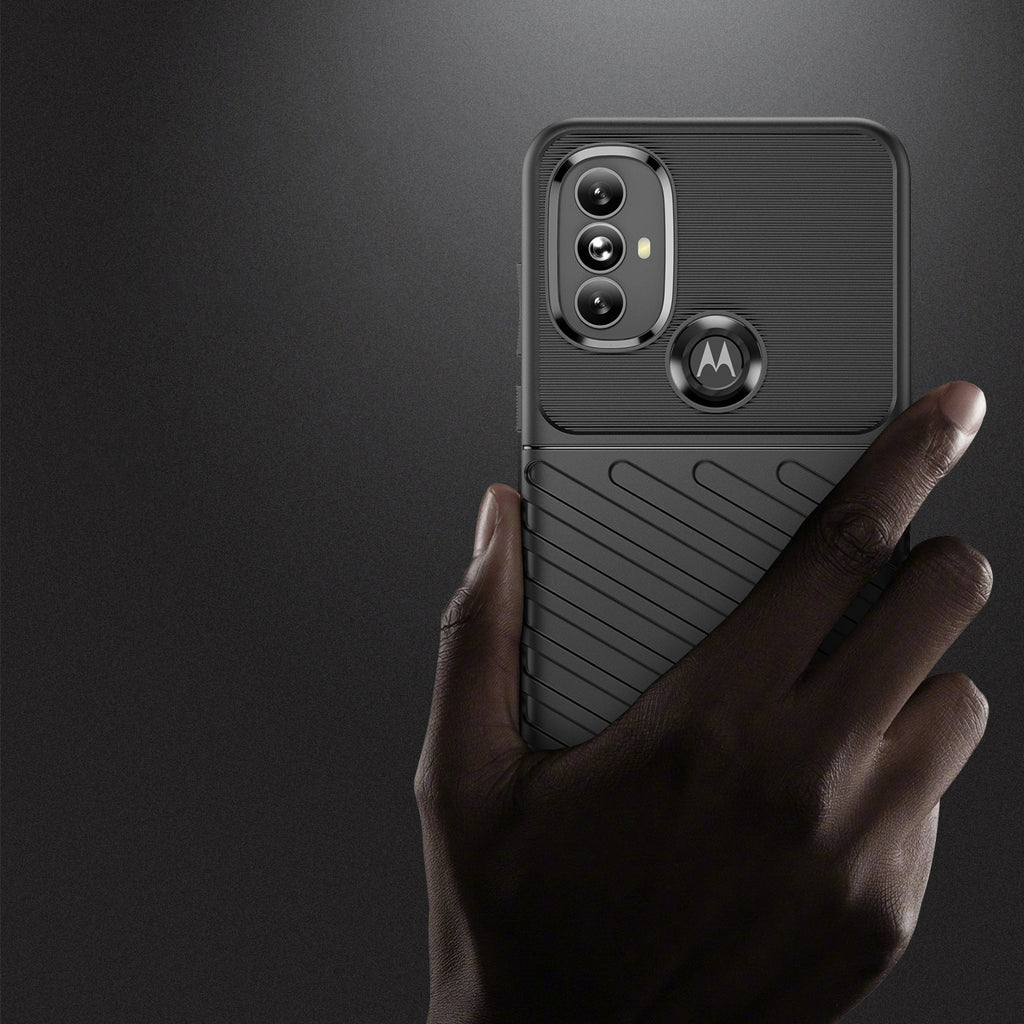 Thunder Case lankstus armored dangtelis Motorola Moto G Power 2022 juodas -- Cell phone cases and covers