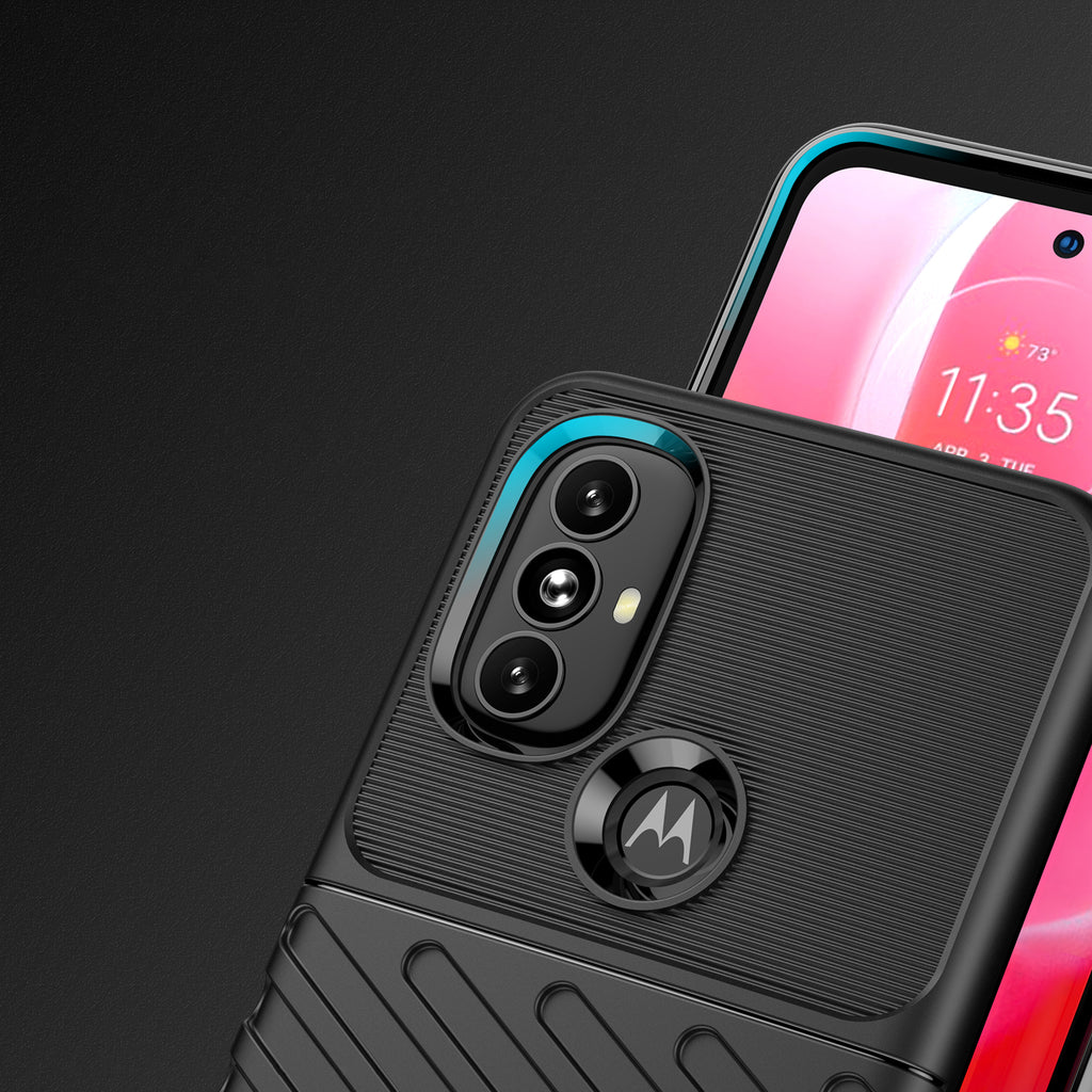 Thunder Case lankstus armored dangtelis Motorola Moto G Power 2022 juodas -- Cell phone cases and covers