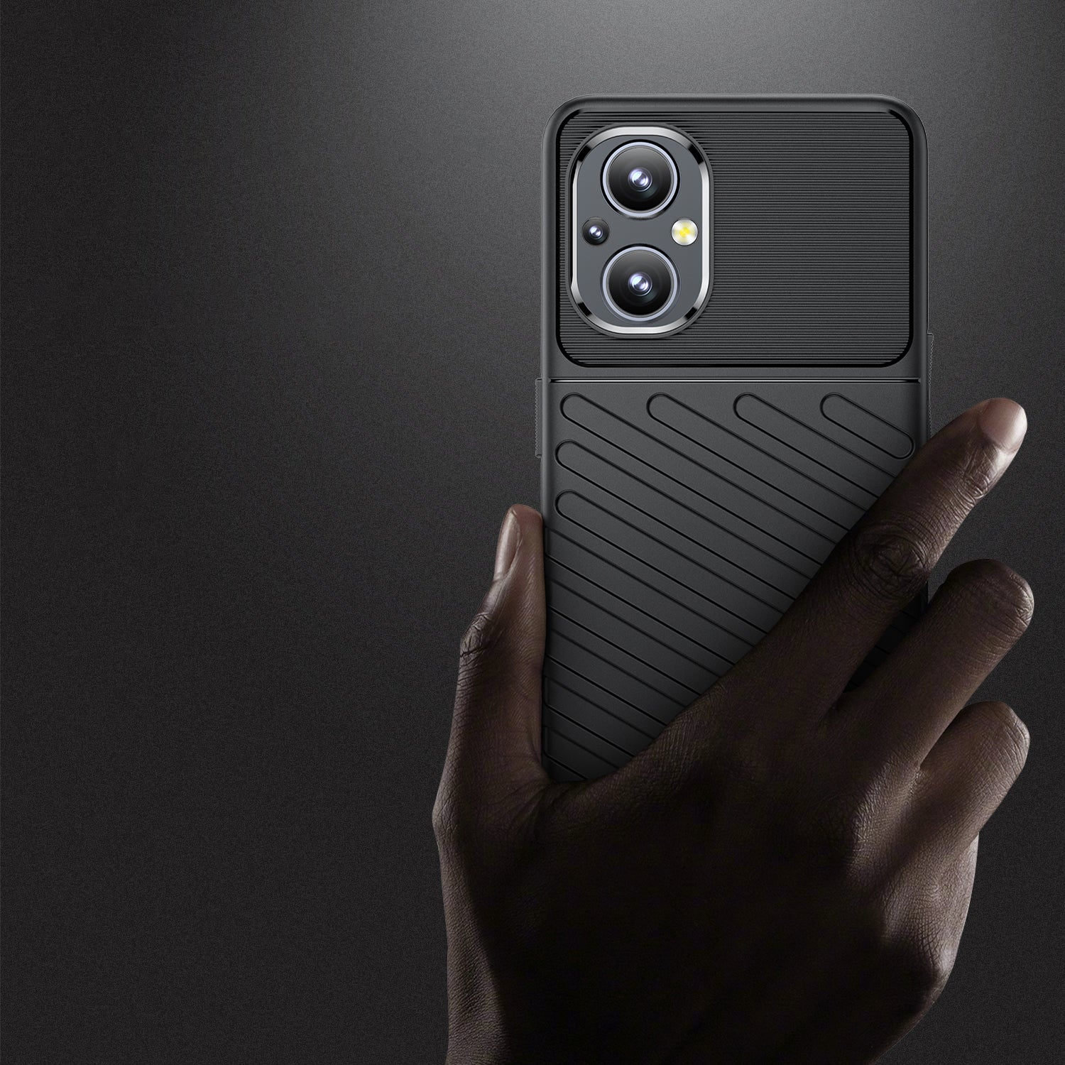 Thunder Case šarvuotas dėklas OnePlus Nord N20 5G – juodas -- OnePlus Nord N20