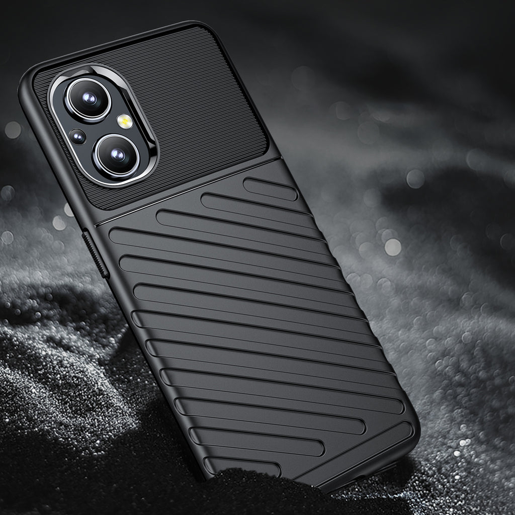 Thunder Case šarvuotas dėklas OnePlus Nord N20 5G – juodas -- OnePlus Nord N20