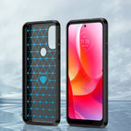 Carbon Case Flexible dėklo dangtelis Motorola Moto G Power 2022 juodas -- Cell phone cases and covers