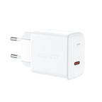 Acefast GaN USB Type-C 30W įkroviklis, PD, QC 3.0, AFC, FCP, baltas (A21 baltas)