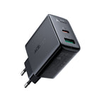 Acefast sieninis įkroviklis USB Type-C / USB 32W, PPS, PD, QC 3.0, AFC, FCP, juodas (A5 juodas)