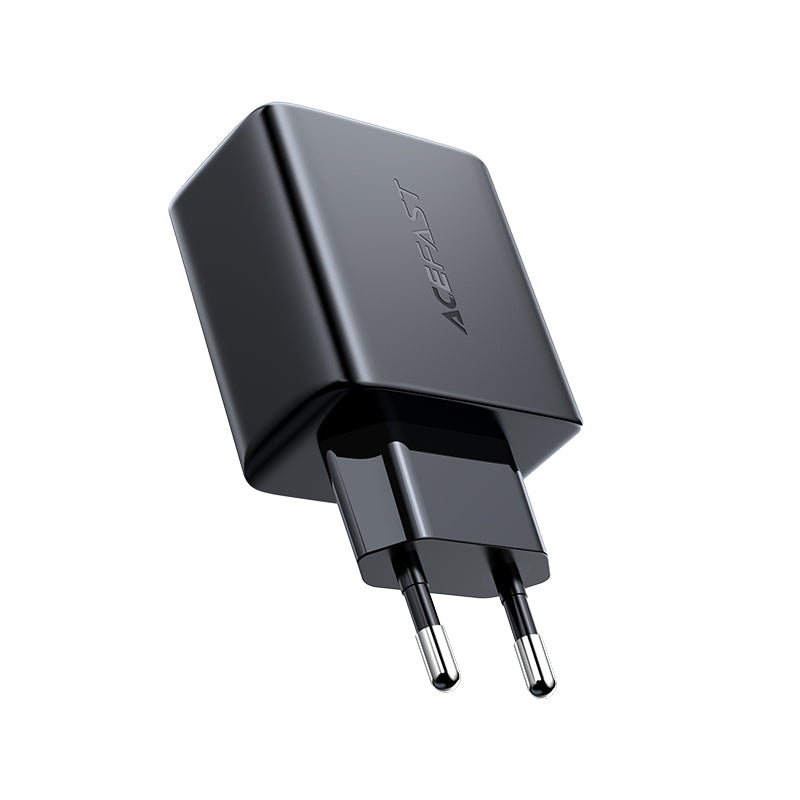 Acefast sieninis įkroviklis USB Type-C / USB 32W, PPS, PD, QC 3.0, AFC, FCP, baltas (A5 baltas)