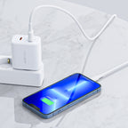 Acefast sieninis įkroviklis USB Type-C / USB 20W, PPS, PD, QC 3.0, AFC, FCP, baltas (A25 baltas)