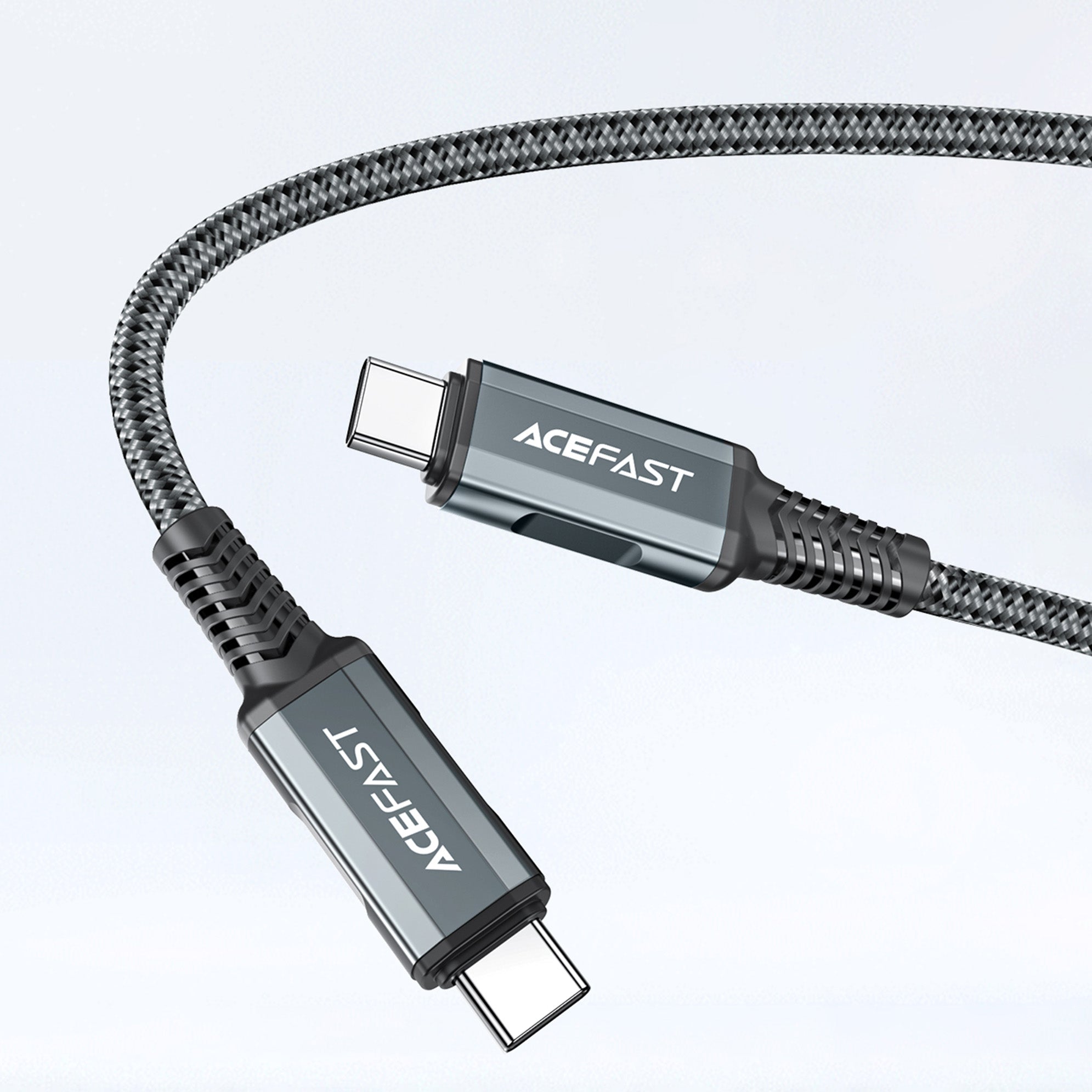 Acefast 2-in-1 GaN 65W įkroviklis USB Type-C / USB, HDMI 4K 60Hz adapteris (rinkinys su laidu), juodas (A17 juodas)